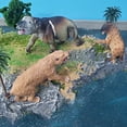 thumbnail image 2 of Juego de figuras de animales prehistóricos de 3 piezas: tigre dientes de sable, perro salvaje y Andr, 2 of 3
