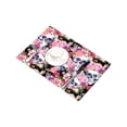 thumbnail image 3 of MKHERT Watercolor Human Sugar Skulls with Flowers and Feathers Placemats Table Mats for Dining Room Kitchen Table Decoration 12x18 inch,Set of 6, 3 of 4