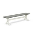 thumbnail image 2 of East West Furniture Dining Chair Wire brushed Linen White & Cement, XB097, 2 of 4