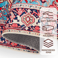 thumbnail image 6 of WANLISELL Area Rugs for Living Room, 4.6' x 6.6' Soft Red Rug with Non-Slip Backing, 6 of 6
