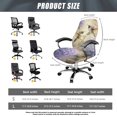 thumbnail image 7 of POLERO All-in-One Office Swivel Chair Slipcover with Hummingbird Hydrangea, Elastic Brushed Fabric Washable Removable Cover for Home and Work Office, 7 of 7
