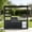 Black + Stainless Steel + American Design + American Traditional-3, variant on 97-Inch 6-Burner 85000 BTU Deluxe Stainless Steel Gas Outdoor Kitchen Bar Barbecue Island Grill  + Wine Cooler Compact Refrigerator + Rotisserie + Granite Countertops + Storage Cabinets & Drawers