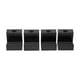 thumbnail image 5 of Caja de herramientas para camioneta, Kit de montaje de ganchos en J, piezas universales de aluminio y acero inoxidable, color negro, 4 Uds., 5 of 9