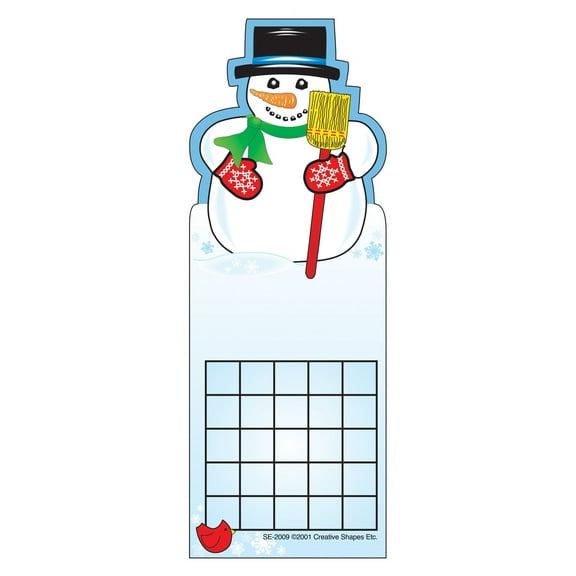 SHAPES ETC. Personal Incentive Chart - Snowman