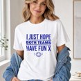 thumbnail image 3 of Jollimate I Just Hope Both Teams Have Fun Shirt, Women Cute Sports Graphic Tee, Retro Smiley T-Shirt for Her, 3 of 6