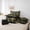Black Green E, variant on Erosebridal Green Brown Camouflage Twin Bedding Sets 7-Piece For Boys Teens,Personalized Initial A Bedding Comforter Set,Black Reversible