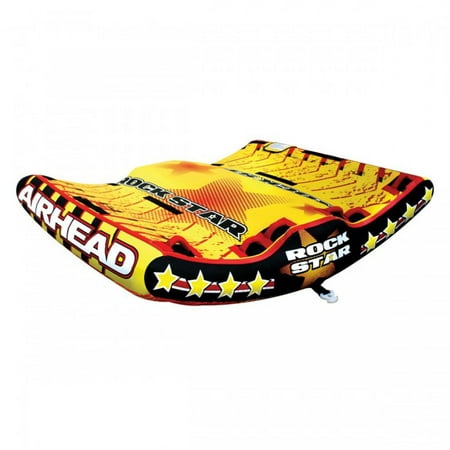 Airhead Rock Star 3 Person Inflatable U Shape Water Sport Boating Towable