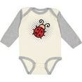 thumbnail image 3 of Inktastic Ladybug Lover Girls Long Sleeve Baby Bodysuit, 3 of 5