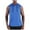 Blue, variant on Chiccall Men's Summer Tops Athletic Gym Sleeveless Mesh Hoodie with Drawstring & Big Pocket Quick Dry Lightweight Breathable Activewear