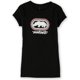 thumbnail image 1 of Camiseta gráfica Puff Paint Rhino Ecko Unltd. para mujer negra mediana, 1 of 1