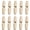 Real color single ho, variant on Ywmsfl 10Pcs Wooden Button Single Hole Sewing Button Fasteners For Garment Repair Bag Making Clothing Sewing Accessories