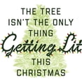 thumbnail image 3 of CafePress - Funny Getting Lit Christmas Men's Classic T Shirts - Men's White Classic Cotton T-Shirts, 3 of 4