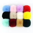 thumbnail image 3 of 30PCS Faux Fur Pom Pom Decorative DIY Soft Fluffy Pompom for Hat Keychain Shoes, 3 of 7