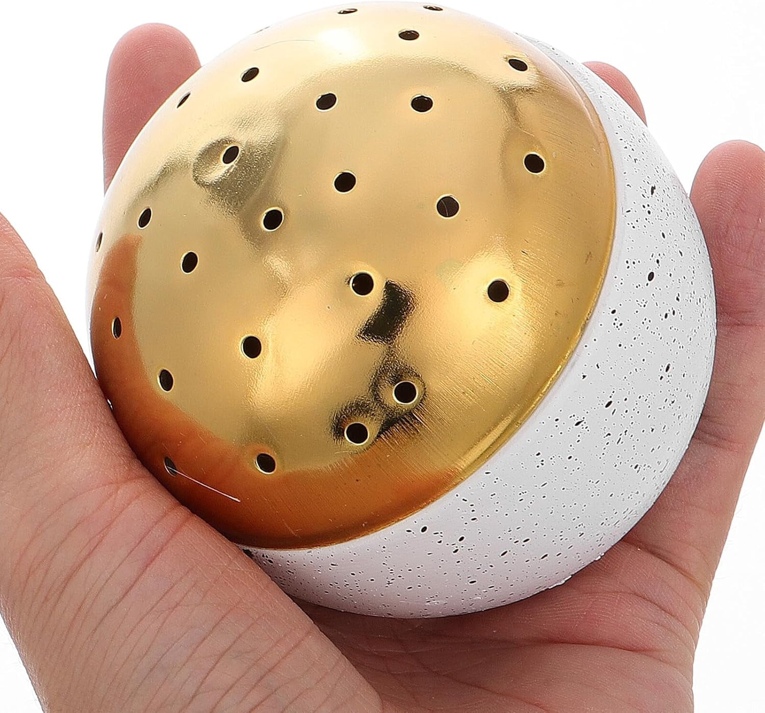 Cement Incense Burner Handheld Ball Speckle Holder