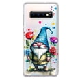 thumbnail image 1 of MUNDAZE Samsung Galaxy S10 Plus Shockproof Clear Hybrid Protective Phone Case Gnome Red Purple Blue Roses Garden Cover, 1 of 5