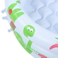 thumbnail image 3 of Piscina inflable redonda para bebés y niños pequeños, piscina inflable portátil para niños, pequeña bomba, piscina de dinosaurios de dibujos animados, interior y exterior para niños, niñas y niños, 3 of 12