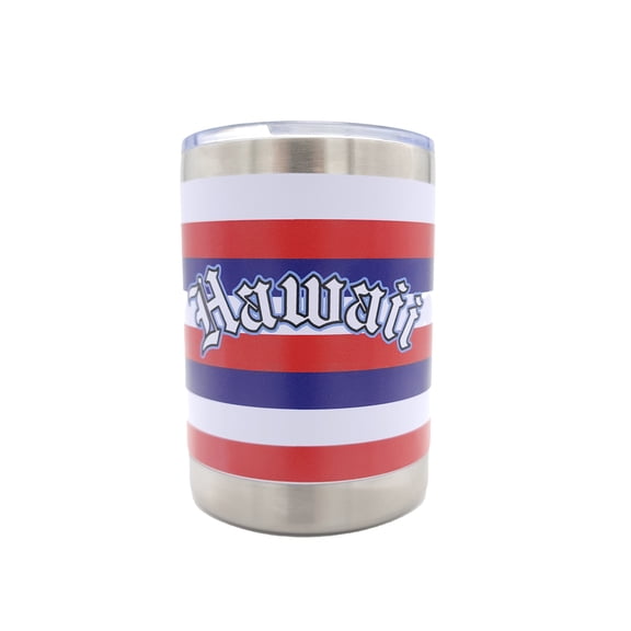 HI HPI Hawaii Personalized 10 oz Hawaii Flag Stainless Steel Tumbler