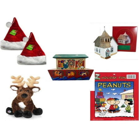 Christmas Fun Gift Bundle [5 Piece] - Be Jolly Premium Santa Hat 17