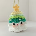 thumbnail image 3 of XINGXIANG Handmade Crochet Ghost Ornament Christmas Tree Hanging Decor Cute Rearview Mirror Decoration for Car Home Holiday Decor(), 3 of 3