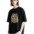 thumbnail image 3 of Camisetas para hombre, camisetas de manga corta con estampado de koala y girasol, camisetas de cuello redondo, camisetas informales holgadas para adolescentes y niños., 3 of 8