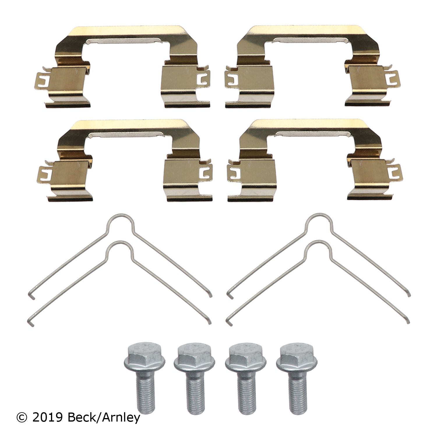 BeckArnley 085-7091 Premium Asm Pads W / Hardware