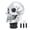 Silver, variant on NFTIGB Skull Gear Shift Head Resin Shifter Knob Car Transmission Shifting Stick Handle for Most Manual Vehicles Silver (5.51 inches / 14 cm)