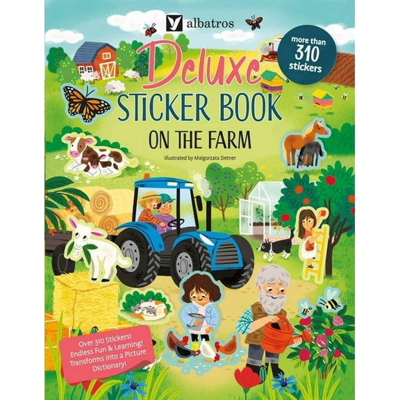 Deluxe Sticker Books Deluxe Sticker Book: On the Farm, Book 8, (Paperback)