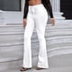thumbnail image 4 of WILLBEST Pantalones Mujer Pantalones Vaqueros Mini de Cintura Alta Con Microelástico para Mujer, Pantalones Vaqueros Elásticos, Pantalones Casuales Ajustados y Cómodos Mediana, 4 of 8