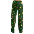 thumbnail image 7 of Women's Casual Fashion Christmas Pajama Pants, Long Sleepwear Trousers for Sports and Home Use, Comfortable and Soft Material for Nightwear and Lounging,Dark Green,M, 7 of 7