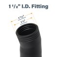 thumbnail image 2 of POWERTEC Quick Connect Fitting 1-1/2" ID, Extra Adapter Used with POWERTEC Power Tool Vacuum Hose Kits 70257, 70355 & 70376 (70380N), 2 of 7