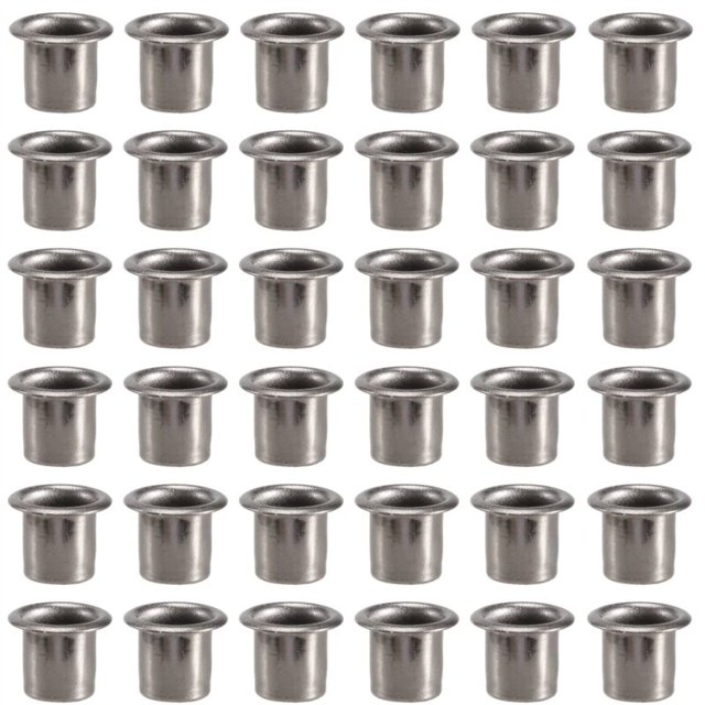 50 piezas de ojales para funda Kydex de bricolaje Piezas de herramienta manual de remache de 7 mm Kit de herramientas de perforación de ojales