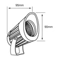 thumbnail image 5 of Lampara Sobreponer En Piso Exterior Estaca Negro 10w 10hled7, 5 of 5