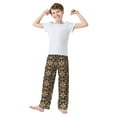 thumbnail image 2 of FORMRS Boys Pajama Pants with Pockets Size 6-8Y Kids Lounge Sleep Bottoms, Classic Floral, 2 of 8