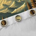 thumbnail image 4 of Homewish Natural Landscape Blackout Curtains Set of 2 (52x84 Each),Mountain Pine Scenery Window Curtains,Beige Brown Curtains and Drapes For Girls Boys,Breathable Home Decor, 4 of 6