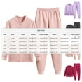 thumbnail image 3 of Uaswgudfs Women's Winter Plush Pajama Set, Cozy Thermal Loungewear, Fluffy Fleece Sleepwear for Women 2-Piece Home Clothes, 3 of 3