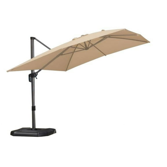 Garden Winds Custom Fit Replacement Canopy Top Cover Compatible with The Purple Leaf 9' x 11.5' Patio Umbrella - Upgraded Performance RipLock 350 Fabric