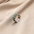 thumbnail image 3 of Fiudx Joyería de Hoja de Oreja de Trigo, Accesorio de Compromiso Minimalista, Diseño Ajustable, Regalo Único para Ella, Aniversario de Bodas o San Valentín, Un Gesto Considerado para Mujeres., 3 of 6