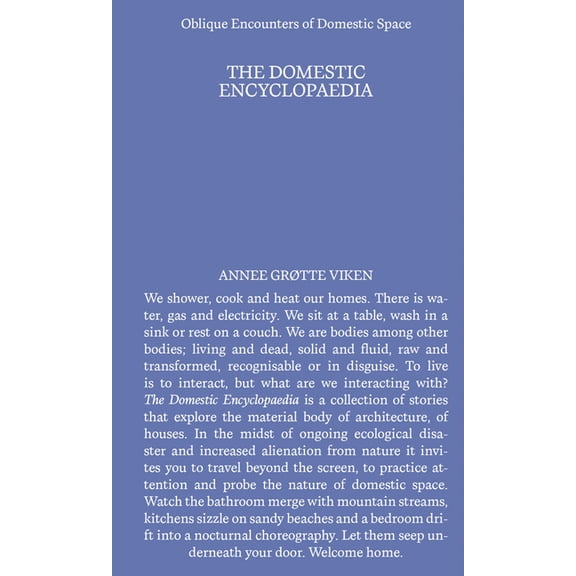 Domestic Encyclopedia: Oblique Encounters of Domestic Space, (Paperback)