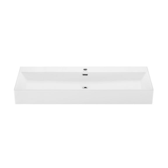 Claire 40" Rectangle Wall-Mount Bathroom Sink