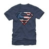 Superman Men's Dont Tread T-shirt X-Large Navy Heather