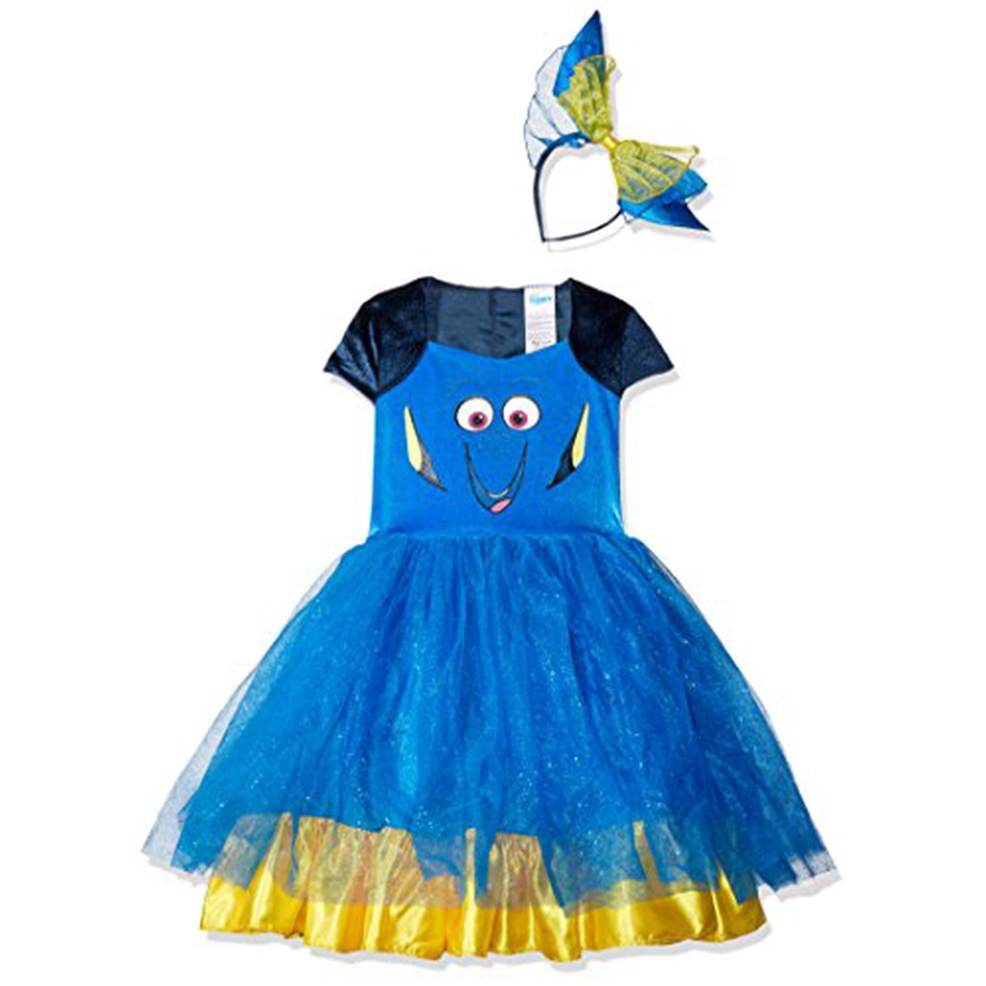 Dory Toddler Tutu Deluxe Finding Dory Disney/Pixar costume, Large/4-6X