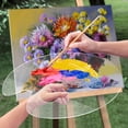 thumbnail image 4 of HORIALENCE Acrylic Painting Tray Transparent Color Palette for Drawing Easy Carry and Storage, 4 of 8
