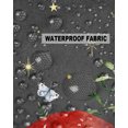 thumbnail image 5 of Pack of 2 Outdoor Pillow Covers, Mushroom Wild Plants in Starry Sky Moon Waterproof Square Throw Pillowcase Cushion Decorative Pillow Covers for Couch Patio Tent, 16x16 in, 5 of 6