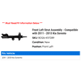 thumbnail image 2 of Front Left Strut Assembly - Compatible with 2011 - 2013 Kia Sorento 2012, 2 of 2