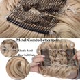 thumbnail image 5 of Benehair Messy Curly Hair Bun Easy Stretch Chignon Hair Extensions Clip in Updo Hairpiece Cover Ponytail Scrunchie for Women Wedding, 5 of 11