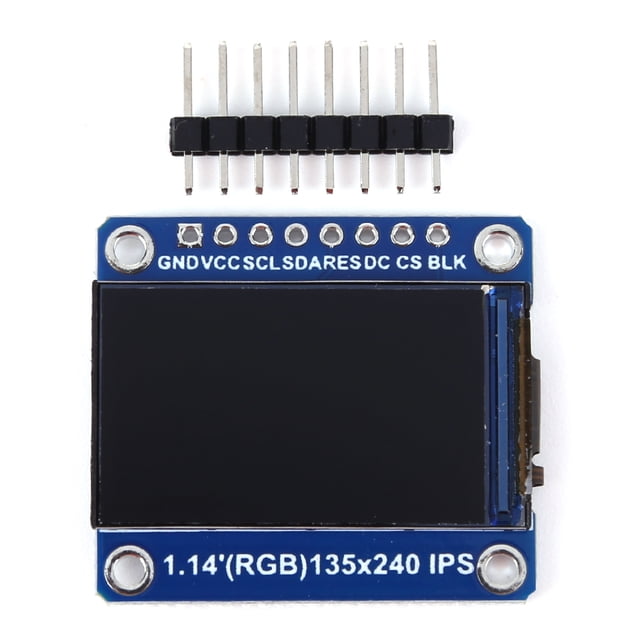 Likrtyny Módulo Pantalla TFT 1 14 Pulgadas Tablero Pantalla TFT ST7789 8 Pines para