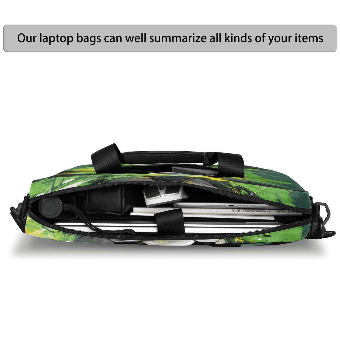 Herdesigns Football Soccer Laptop Bag for Women Men, Computer Case Briefcase Messenger Bags, 15-15.6 inch Laptop Sleeve Shoulder Bag