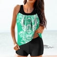 thumbnail image 1 of Ensembles de Bikinis pour Femmes, Mode Dames Motif Rétro Multicolore Imprimé Maillots de Bain à Bretelles Femmes Maillot de Bain Deux Pièces, 1 of 6