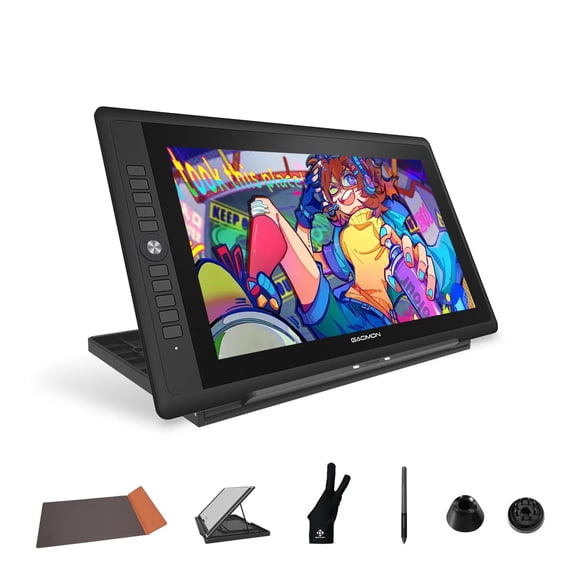 Tableta de dibujo GAOMON PD156Pro de 15,6 pulgadas, totalmente laminada, 120% sRGB