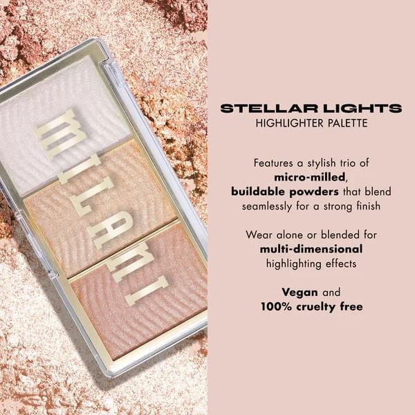 Milani Stellar Lights Highlighter Palette, Eyeshadow